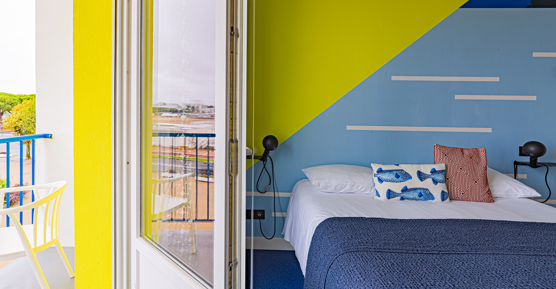 Chambre vue sur mer avec Balcon à l'hôtel Seakub de Royan